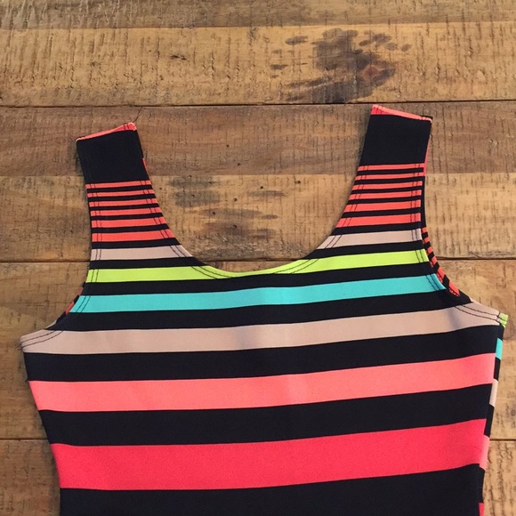 Striped Casual Dress - Picture 2 of 3